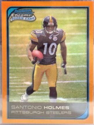 Santonio Holmes [Orange Refractor] #227