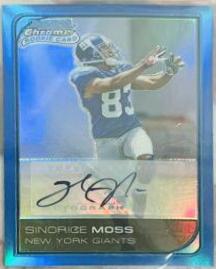 Sinorice Moss [Autograph Blue Refractor] #230