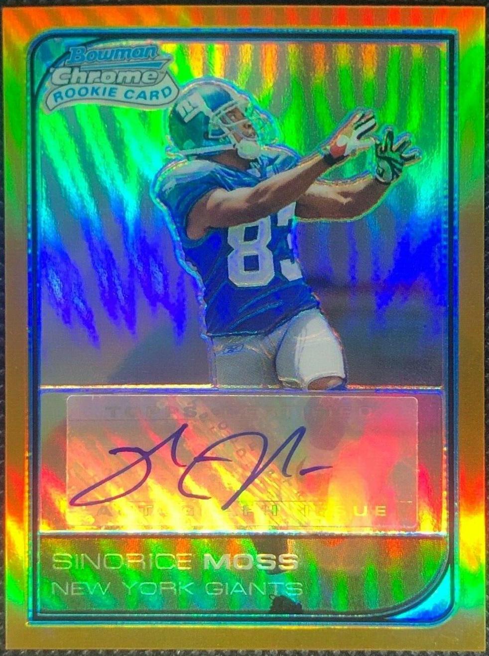 Sinorice Moss [Autograph Gold Refractor] #230