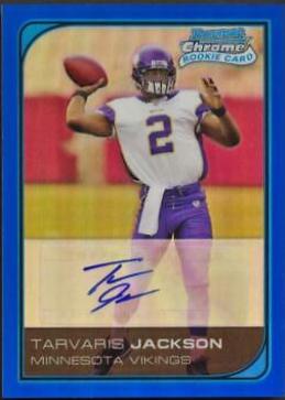 Tarvaris Jackson [Autograph Blue Refractor] #247