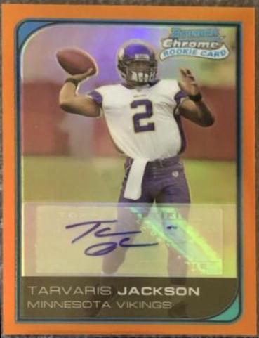Tarvaris Jackson [Autograph Orange Refractor] #247