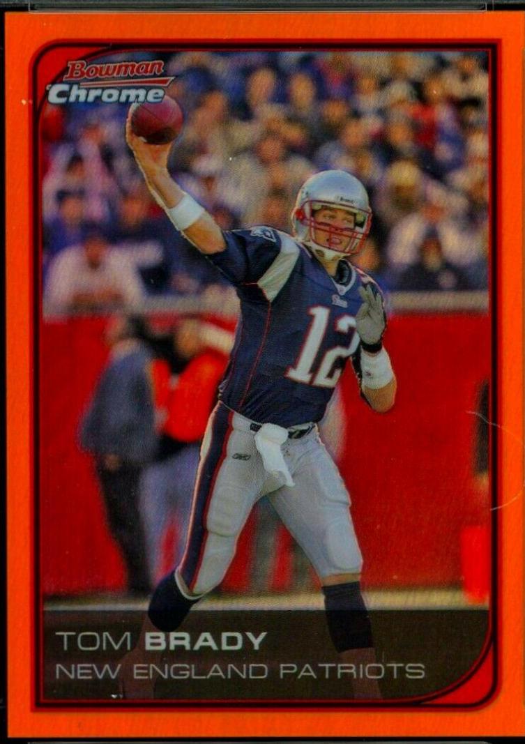 Tom Brady [Orange Refractor] #166