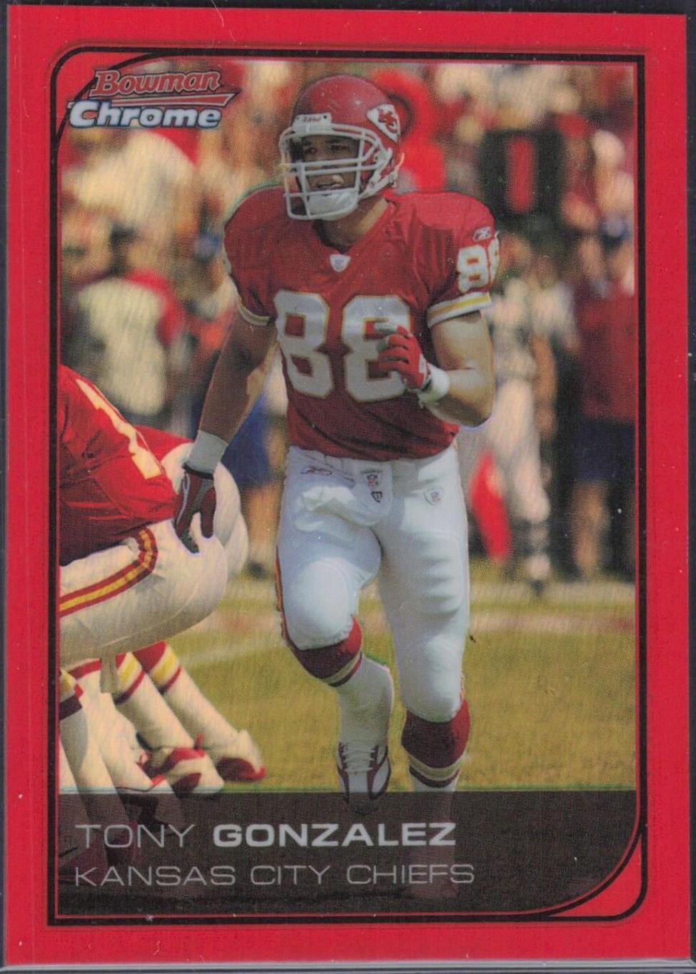 Tony Gonzalez [Red Refractor] #125