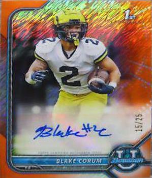 Blake Corum [Orange Shimmer] #54