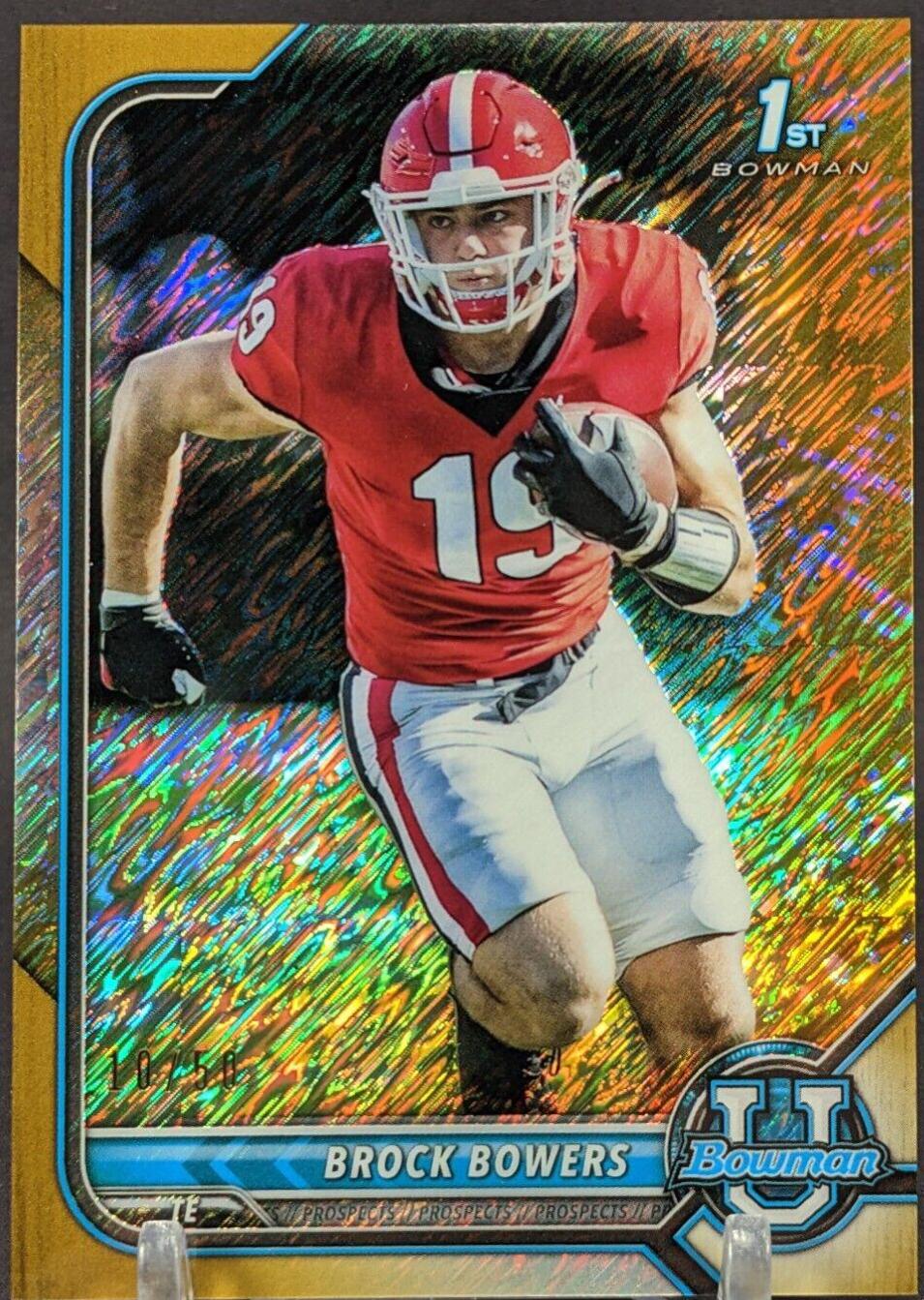Brock Bowers [Gold Shimmer] #83