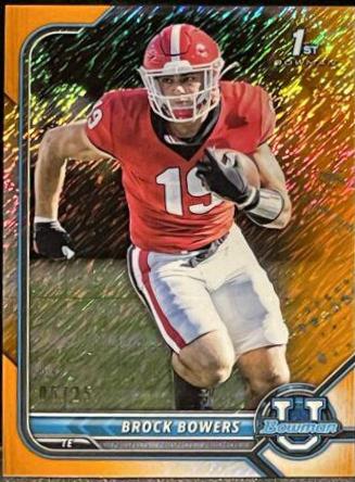 Brock Bowers [Orange Shimmer] #83