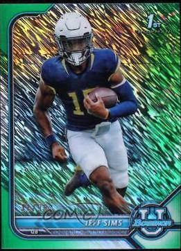 Jeff Sims [Green Shimmer] #44
