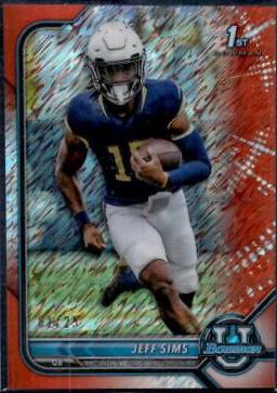 Jeff Sims [Orange Shimmer] #44
