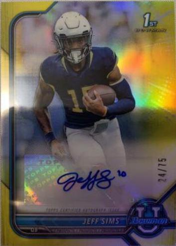 Jeff Sims [Yellow] #44