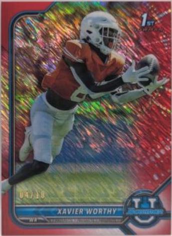 Xavier Worthy [Red Shimmer] #61