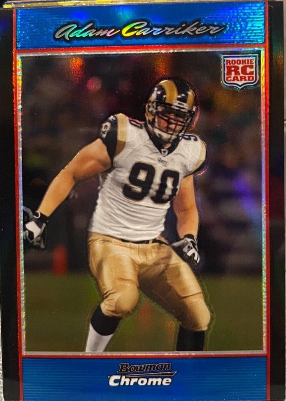 Adam Carriker [Blue Refractor] #BC6