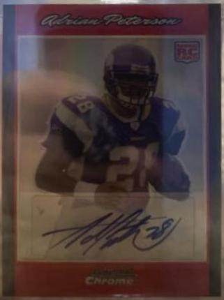 Adrian Peterson [Autograph Red Refractor] #BC65