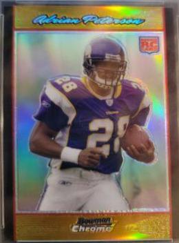 Adrian Peterson [Gold Refractor] #BC65