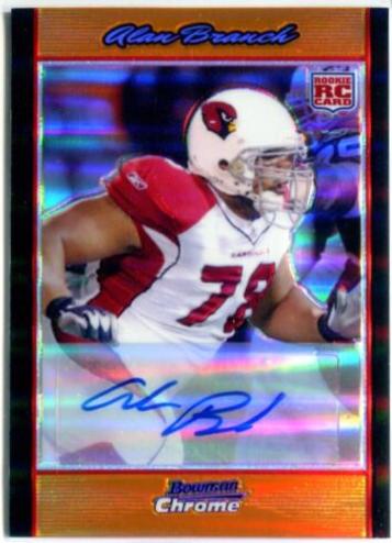 Alan Branch [Autograph Orange Refractor] #BC85