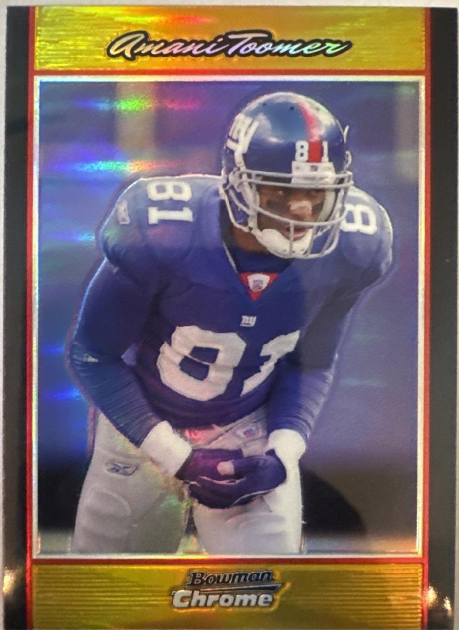Amani Toomer [Gold Refractor] #BC151