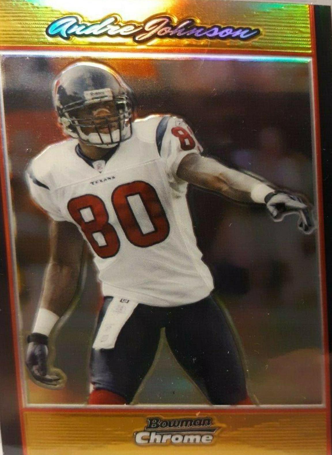 Andre Johnson [Gold Refractor] #BC146