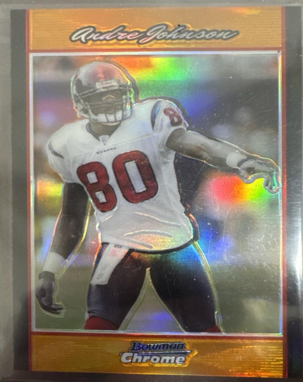 Andre Johnson [Orange Refractor] #BC146