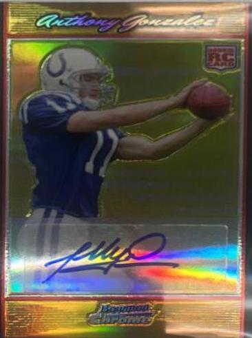 Anthony Gonzalez [Autograph Gold Refractor] #BC81