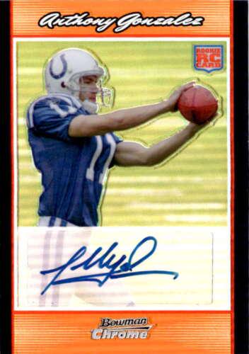 Anthony Gonzalez [Autograph Orange Refractor] #BC81