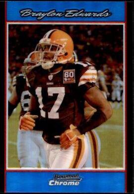 Braylon Edwards [Blue Refractor] #BC142