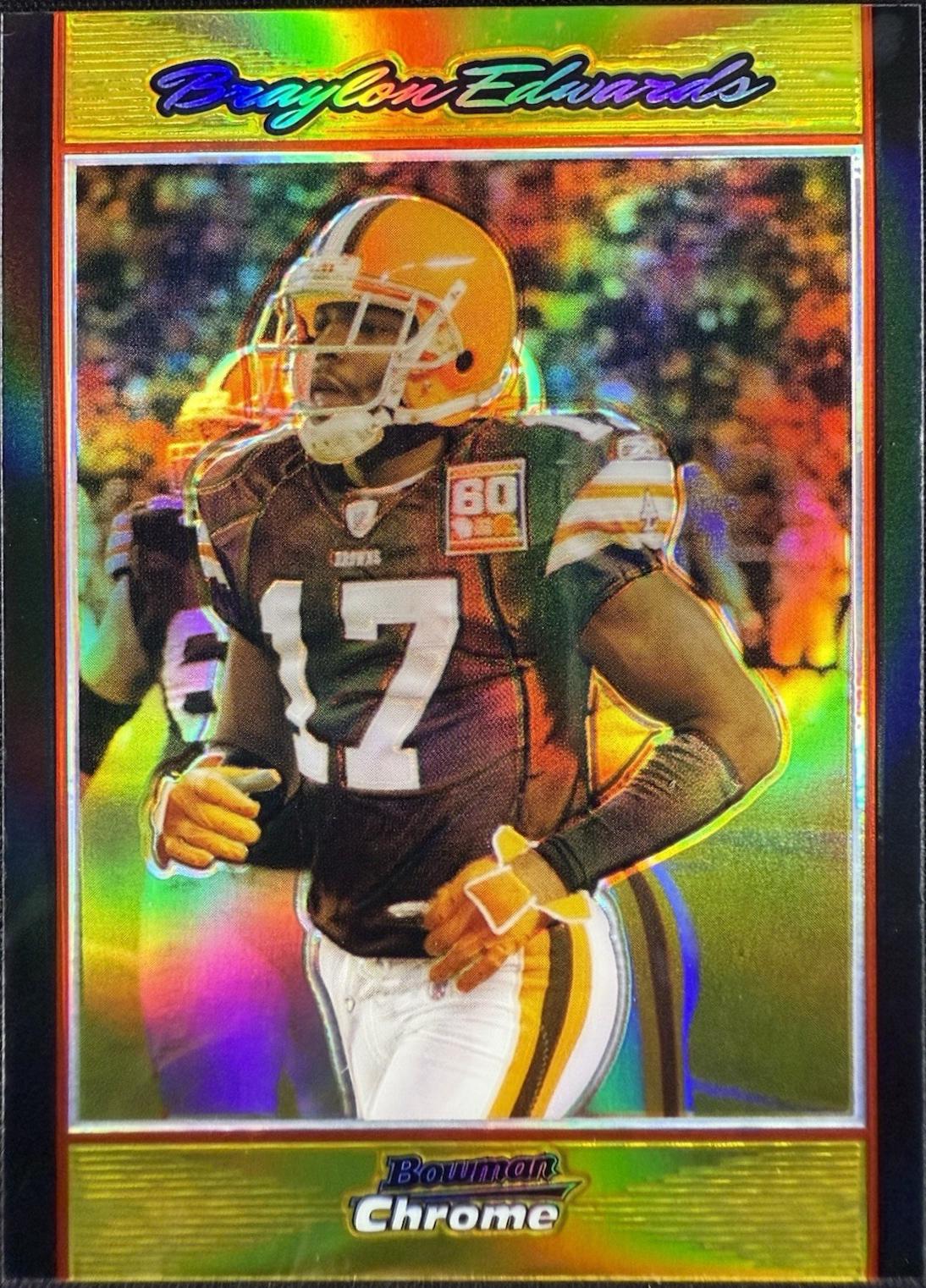 Braylon Edwards [Gold Refractor] #BC142