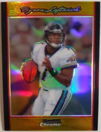 Byron Leftwich [Gold Refractor] #BC220
