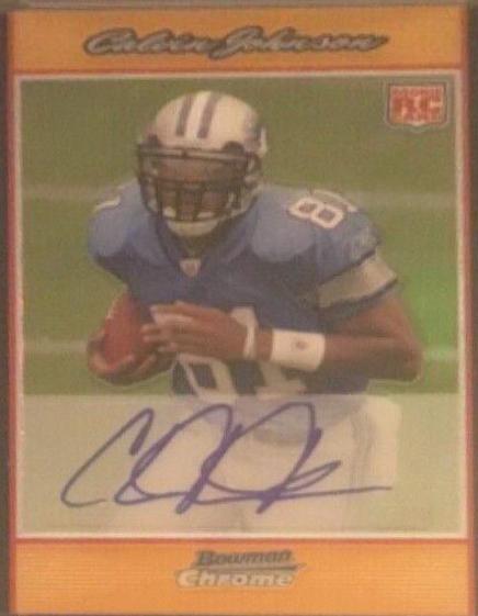 Calvin Johnson [Autograph Orange Refractor] #BC75