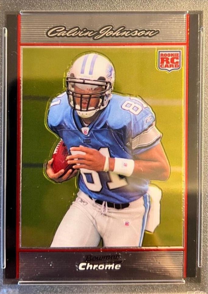 Calvin Johnson [Gold Refractor] #BC75