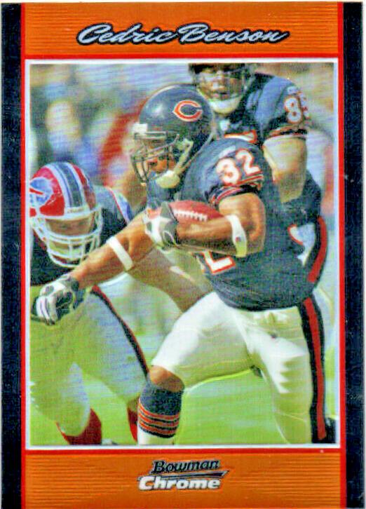 Cedric Benson [Orange Refractor] #BC126