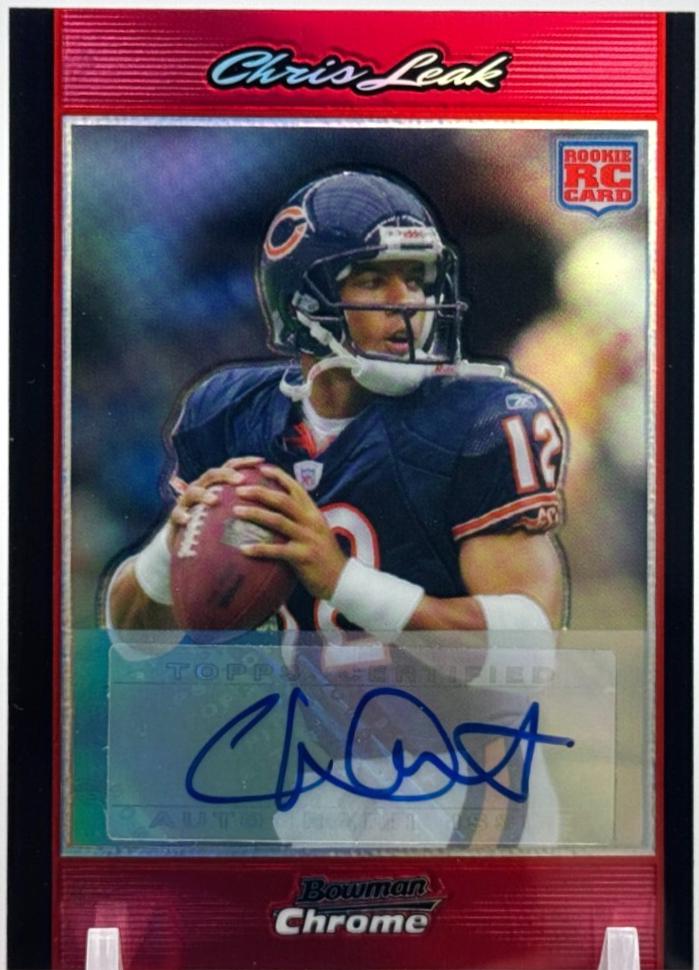Chris Leak [Autograph Red Refractor] #BC64