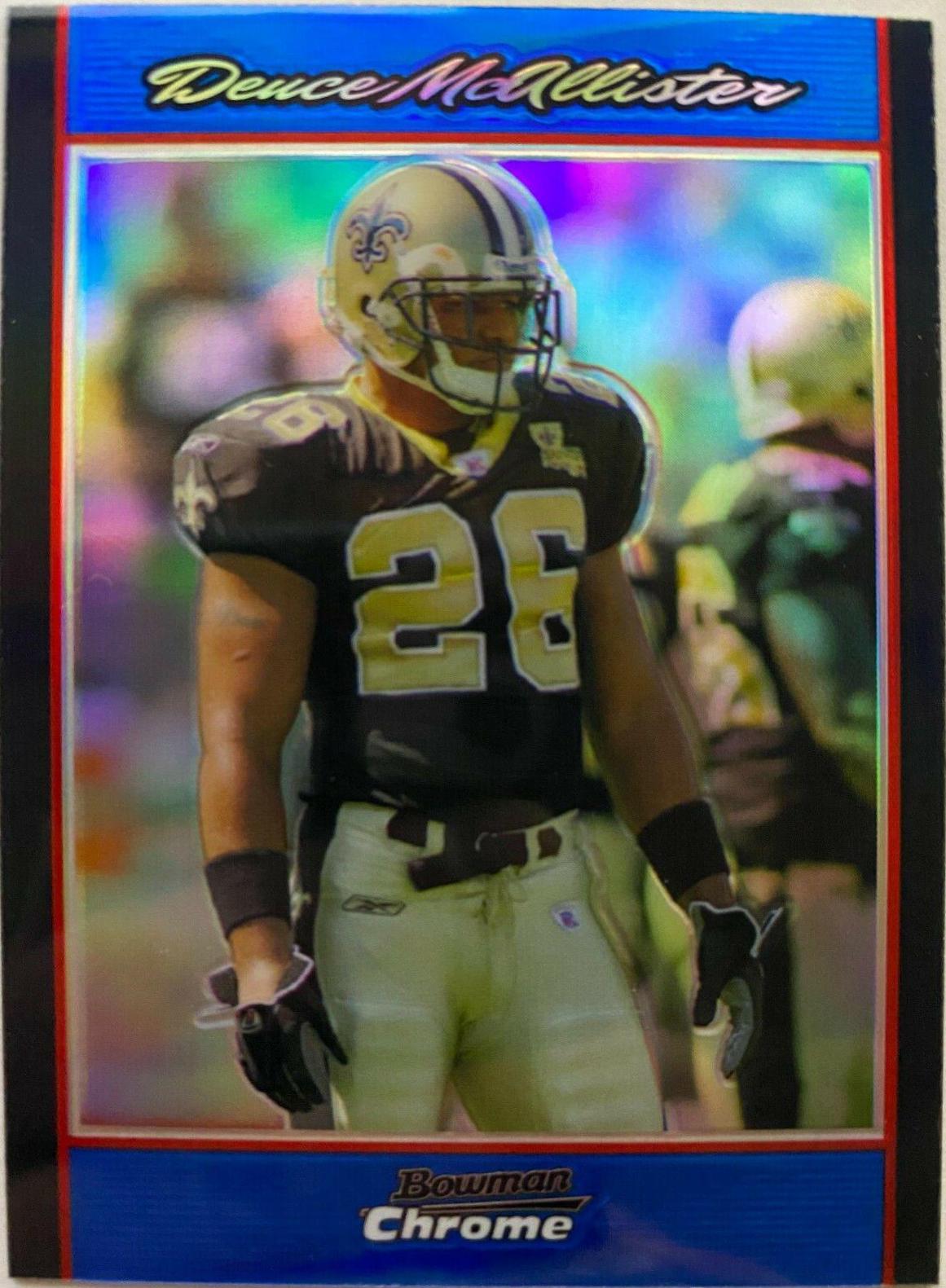 Deuce McAllister [Blue Refractor] #BC132