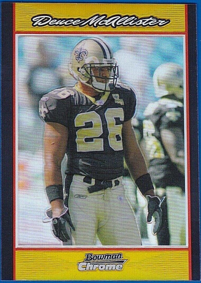 Deuce McAllister [Gold Refractor] #BC132