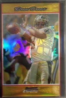 Drew Brees [Gold Refractor] #BC118