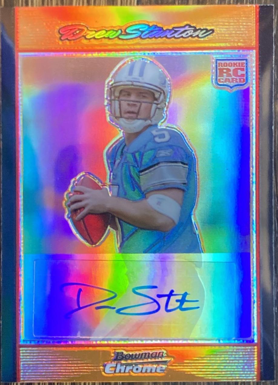 Drew Stanton [Autograph Orange Refractor] #BC58