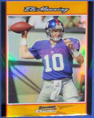 Eli Manning [Orange Refractor] #BC173