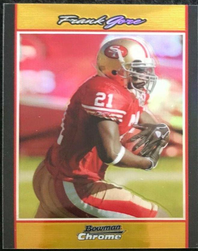 Frank Gore [Gold Refractor] #BC135