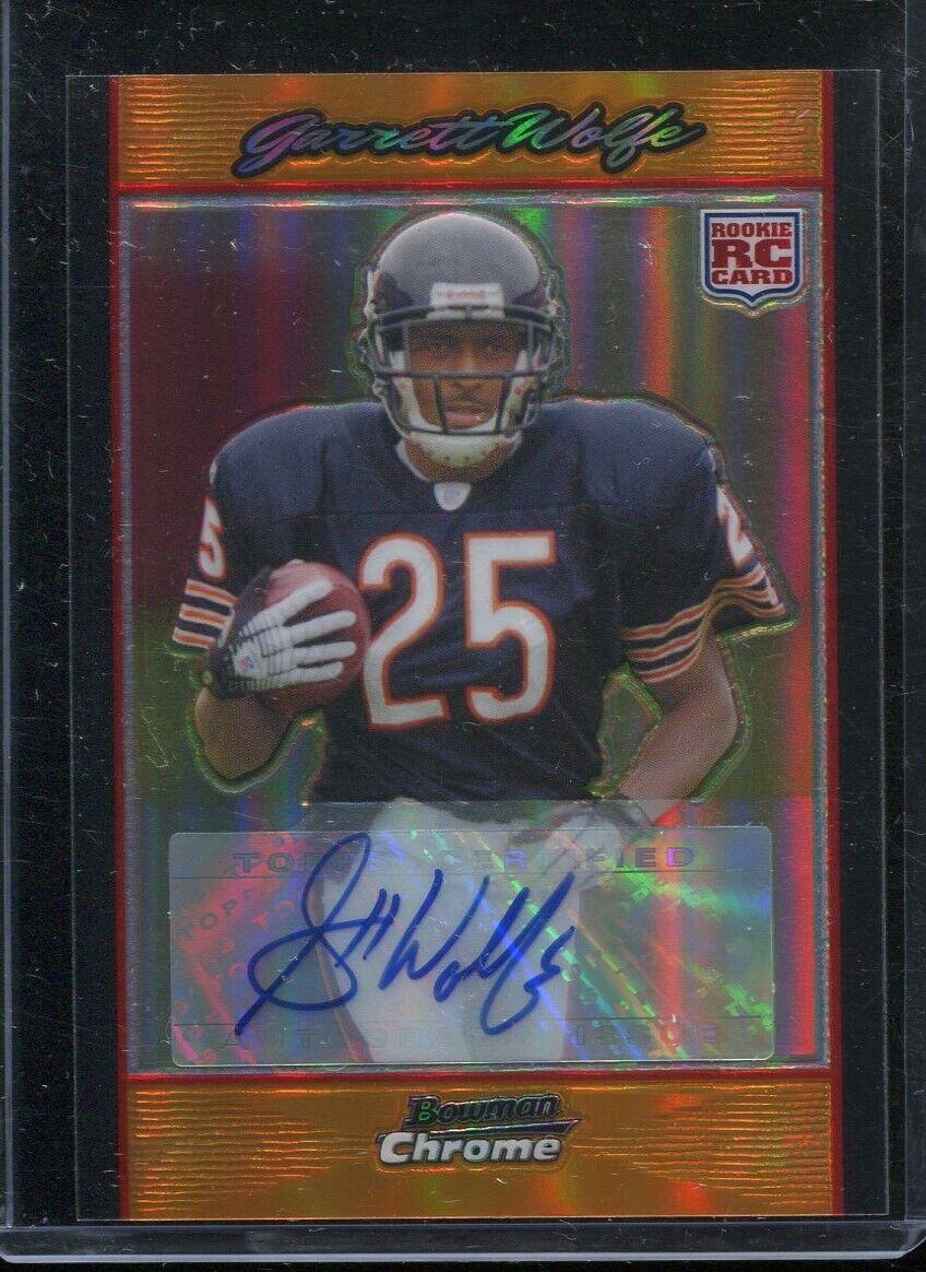 Garrett Wolfe [Autograph Orange Refractor] #BC74