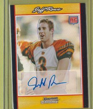 Jeff Rowe [Autograph Gold Refractor] #BC97