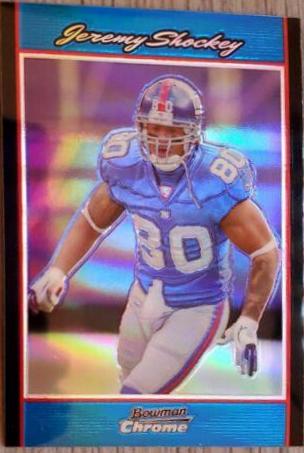 Jeremy Shockey [Blue Refractor] #BC162