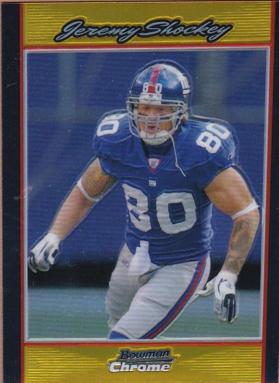 Jeremy Shockey [Gold Refractor] #BC162