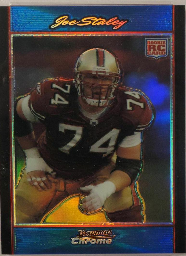 Joe Staley [Blue Refractor] #BC42