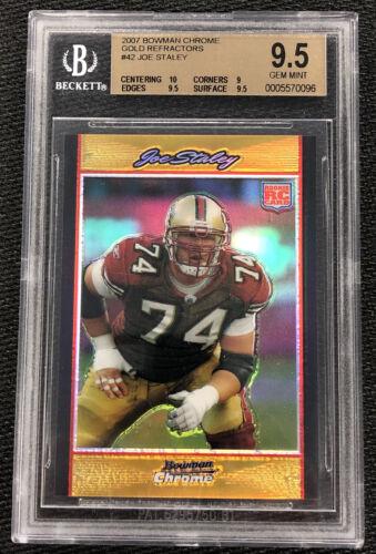 Joe Staley [Gold Refractor] #BC42