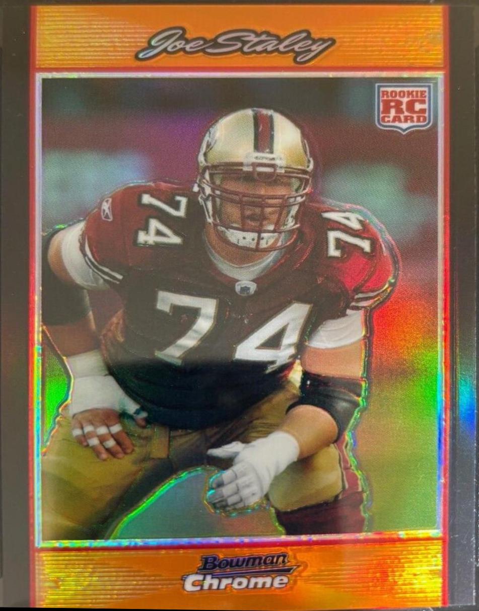 Joe Staley [Orange Refractor] #BC42