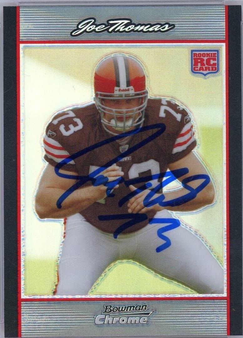 Joe Thomas [Autograph Orange Refractor] #BC94