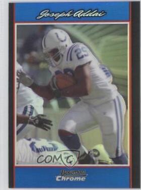 Joseph Addai [Blue Refractor] #BC183