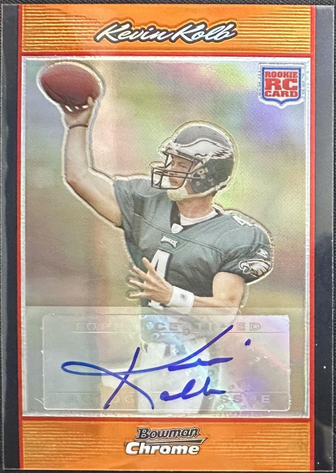 Kevin Kolb [Autograph Orange Refractor] #BC60