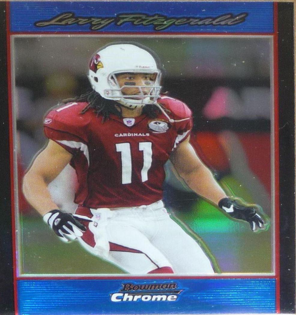 Larry Fitzgerald [Blue Refractor] #BC193
