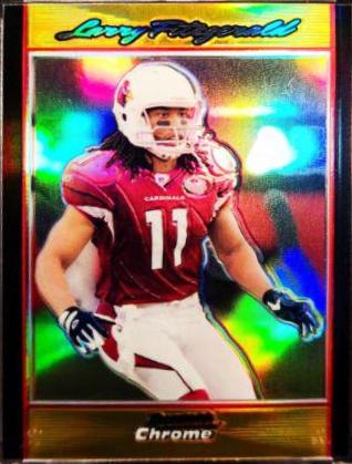 Larry Fitzgerald [Gold Refractor] #BC193