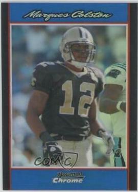 Marques Colston [Blue Refractor] #BC150