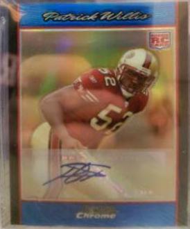 Patrick Willis [Autograph Blue Refractor] #BC93